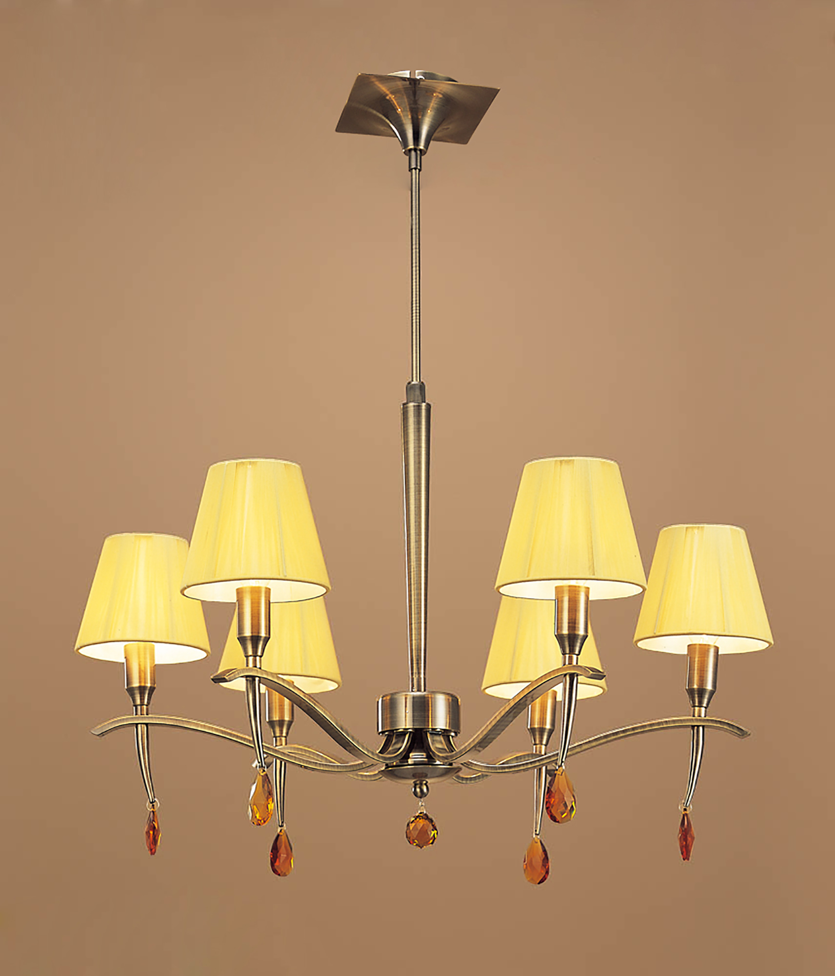 Siena Antique Brass Crystal Ceiling Lights Mantra Shaded Crystal Fittings Siena Antique Brass Crystal Ceiling Lights Mantra Shaded Crystal Fittings